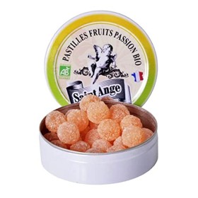 Pastilles Saint-Ange | Bonbons Traditionnels 100% Français Bio fruits de la passion 