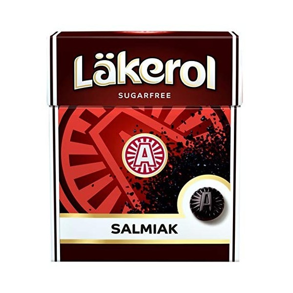 Cloetta Lakerol Salmiak pastilles 4 Des boites of 25g