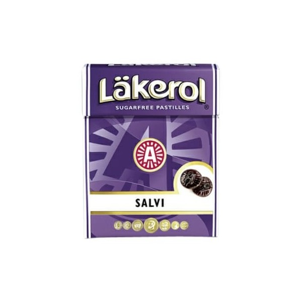 Lakerol Salvi Lot de 4 pâtes salées réglisse et alto 100 g