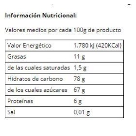 Turron type Nougat de Cacahuete El Artesano - Aitana 300 gr