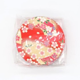 Bonbons de sucre japonais Konpeito avec boîte Yuzen - Sakura Rouge