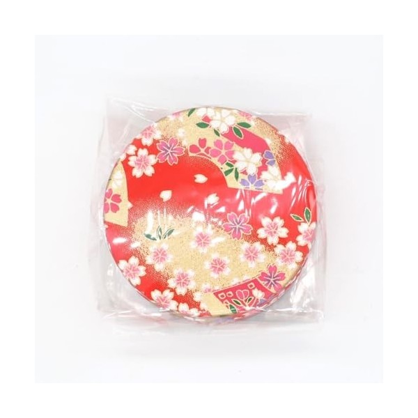 Bonbons de sucre japonais Konpeito avec boîte Yuzen - Sakura Rouge