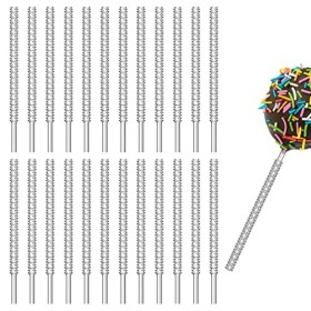 pommes Bling Candy - Bâtonnets pommes caramélisés pour barbecue en acrylique Bling 5,9 pouces | 24 pièces support bâton sucet