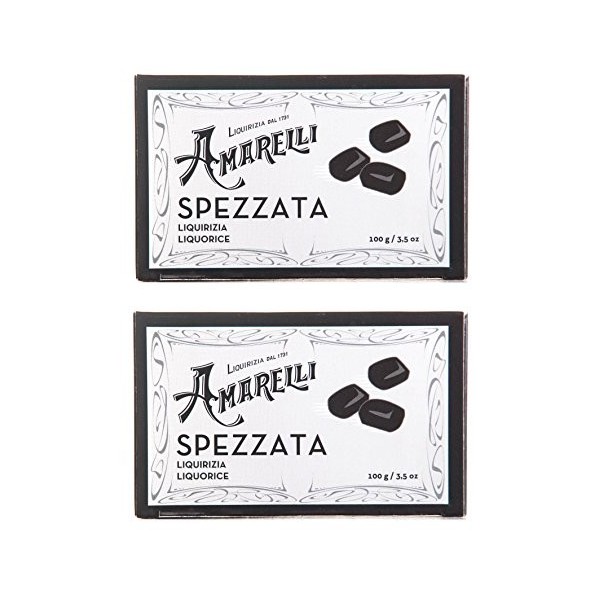 Liquirizia Amarelli - Spezzata - Réglisse Pur - 2x100 gr