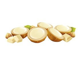 Toffifee White Chocolate - 1 x 125g - Noisette au caramel avec crème claire et chocolat blanc