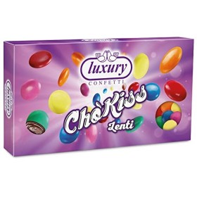 Buratti Confetti Chocolat Dragéifié Lentilles Fantaisie au Chocolat au Lait 1 Kg