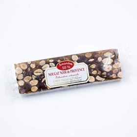 Barre de nougat de Provence - noir - 100g