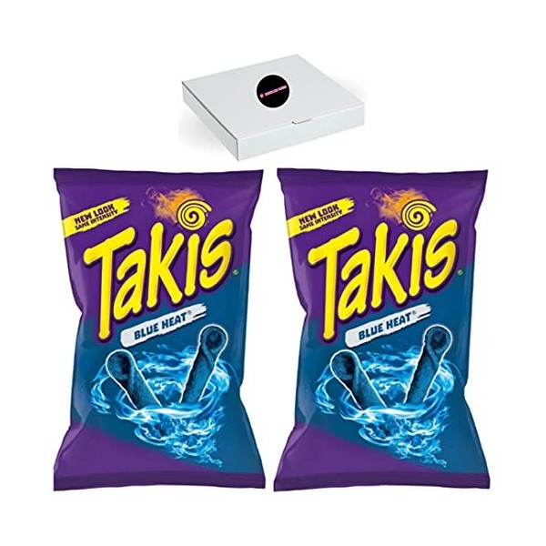 Takis Blue Heat Lot de 2 boîtes 280 g