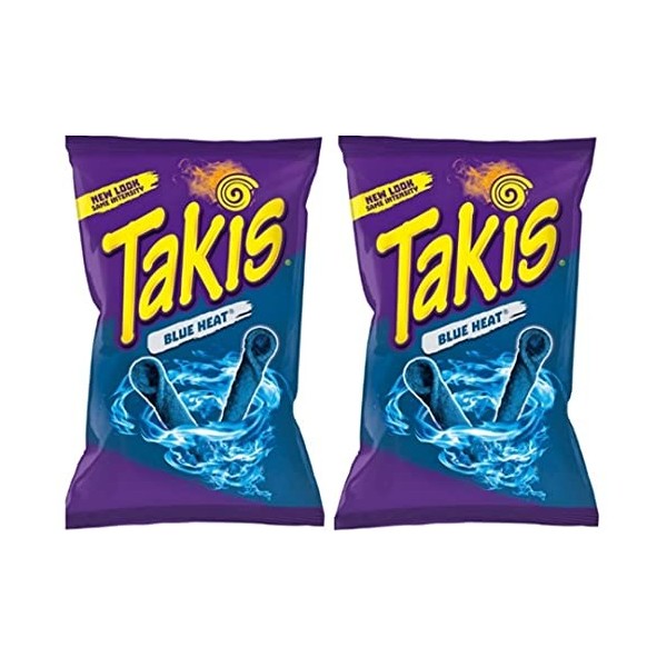 Takis Blue Heat Lot de 2 boîtes 280 g