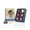 Boite de chocolats pour Papa - Super Dad | 6 Chocolats | Assortiment | Cadeau | Offrir | Papa | Premium | Boite | Dad | Pâque