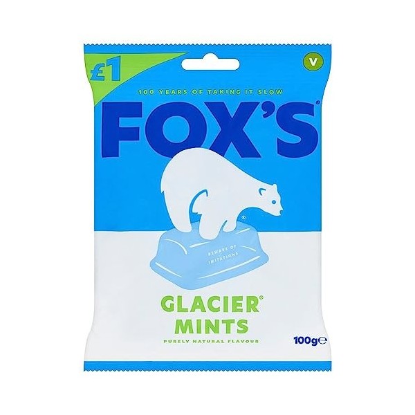 Foxs Glacier Mints - 130 g - Lot de 4