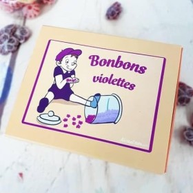 NostalGift.com - Boîte de bonbons violettes - 200g