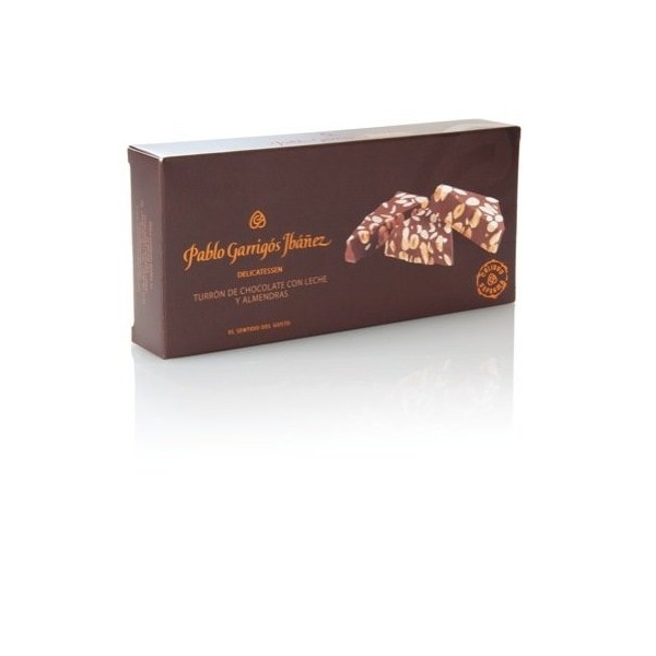 Turron ‘Chocolat Lait et Amandes’ 300 g - Pablo Garrigos