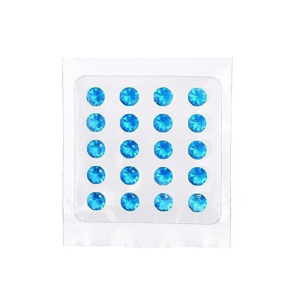 BrandNewCake® Gelée comestible Diamants Bleu - 20 pièces comestibles Jelly Diamonds - Décoration de gâteau - Décoration de gâ