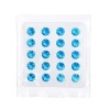 BrandNewCake® Gelée comestible Diamants Bleu - 20 pièces comestibles Jelly Diamonds - Décoration de gâteau - Décoration de gâ
