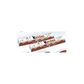 KINDER Chocolat - Barres chocolatées fourrées au lait paquet de 12 barres 150g Edition spéciale de Noël - Le paquet.