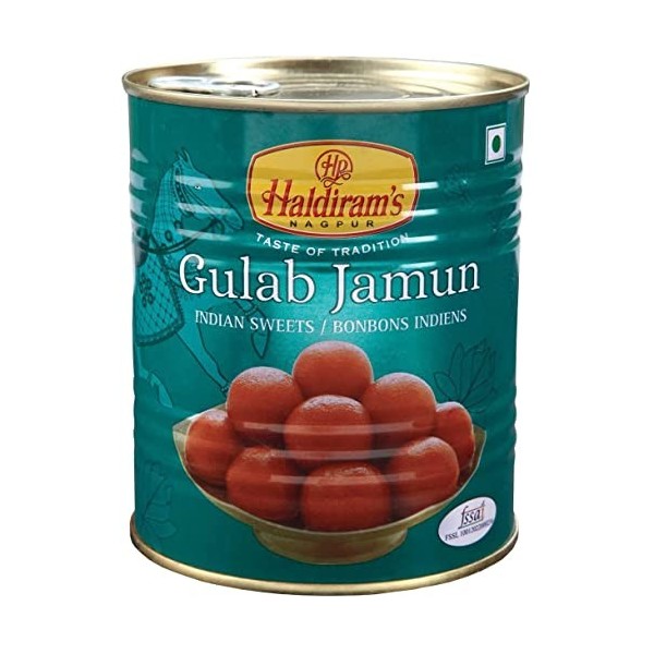 Haldirams Classic Indian Gulab Jamun - 2.2lb Pack of 2 by Haldiram