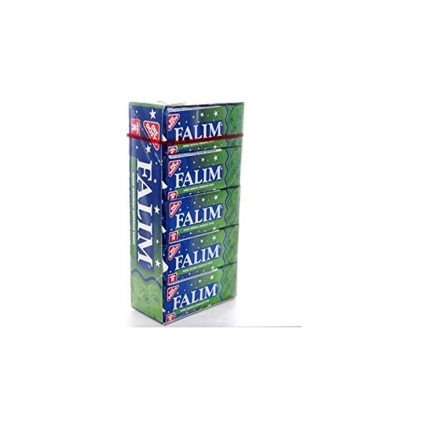 Falim Gomme à mâcher sans sucre avec Minzaroma 20 x 5 pièces/140 g 