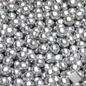 Dragées Perles De Sucre 100 g - Billes Argentées - Fabrication Française - Mariage, baptême, communion