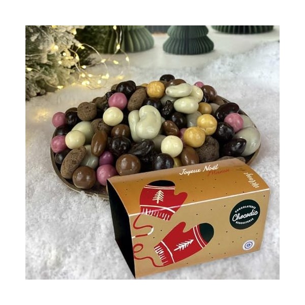 Ballotin Mélange de Noël Personnalisable - Chocolat Noel