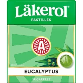 Cloetta Lakerol Eucalyptus pastilles 4 Des boites of 25g