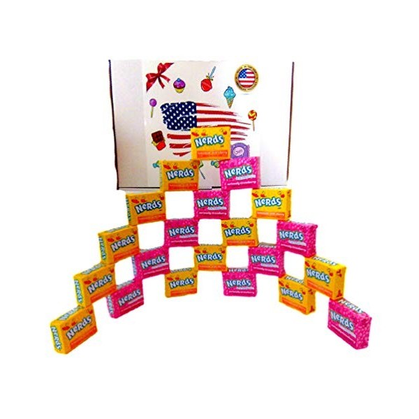 PACK NERDS snacks bonbon americain import etats unis box pas cher kit melange confiserie friandises americains nerds bonbons