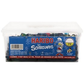 Haribo Schroumpfs Boîte de 210 - 1176g
