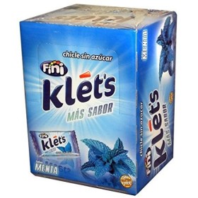 CHICLE SANS AZUCAR KLETS MENTA