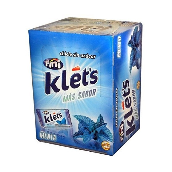 CHICLE SANS AZUCAR KLETS MENTA