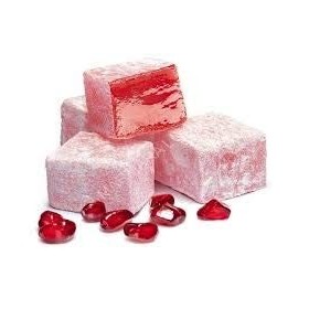 Loukoums à la Grenade 500g I Délice turc au goût de Grenade de Koska | Format cadeau 500 gr | Confiserie traditionnelle | Veg