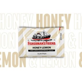 Fishermans Friend Lozengers sans sucre au miel et au citron 25gm x 12