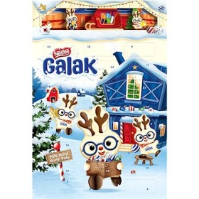 Nestlé Chocolats de Noël ‎Nestlé Chocolats de Noël - Galak - Calendrier de lAvent - 196,8 g