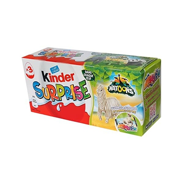 Oeuf KINDER Surprise 20g - Le paquet de 3 oeufs. Barbie, 1 paquet 