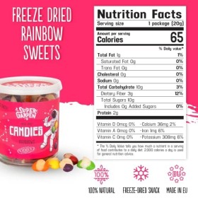 Bonbons arc-en-ciel lyophilisés - Nourriture délicieuse et délicieuse pour astronaute, nourriture lyophilisée, nourriture de 