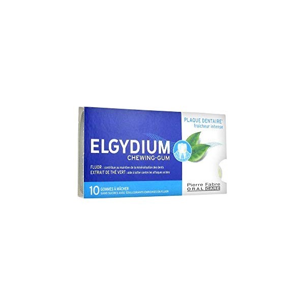 Elgydium Plaque Dentaire Chewing-Gum par 10