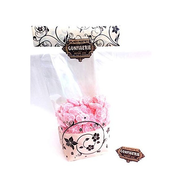 Bonbons naturels à la rose - Fabriqués à La Cité de La Rose - Doué La Fontaine - sachet 250g