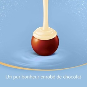 Lindt - Cornet LINDOR Assorti Cœurs Blanc et Lait - Assortiment de Chocolats au Lait, Blancs, Cœur Blanc et Noix de Coco - Cœ