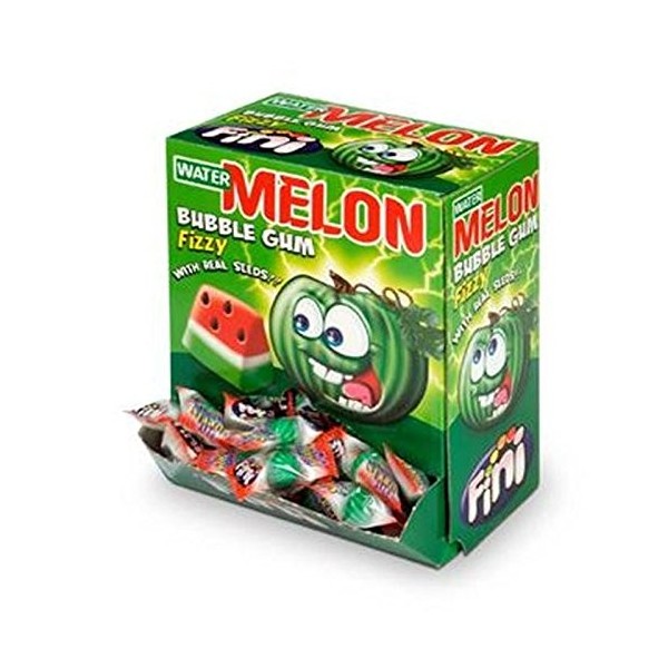 Gommes à mâcher - Bubble Gum - Water Melon - Pastèque - 50 pièces