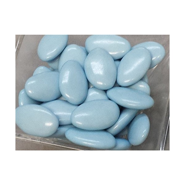 Dragées chocolat 1kg bleu ciel 