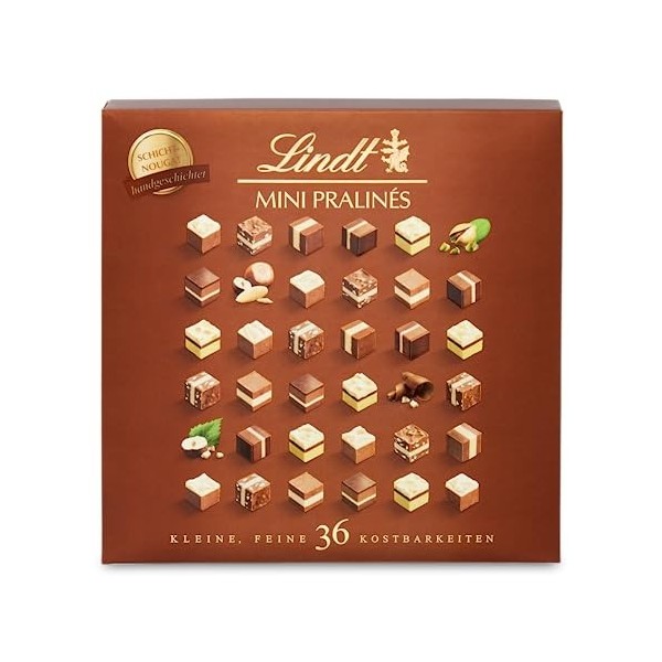 LINDT & sprüngli Mini Pralines Nougat, 1er Pack 1 x 165 g 