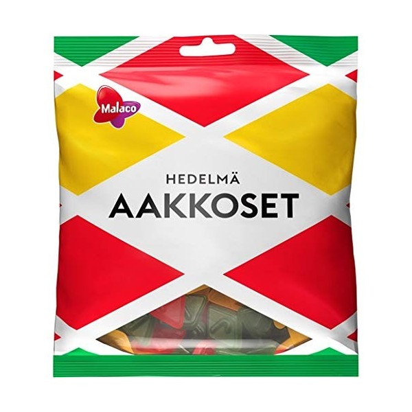 Cloetta Malaco Aakkoset Fruit wine gum Gommeux 1 Pack of 315g