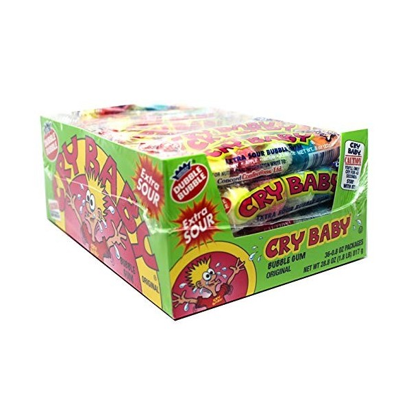 Dubble Bubble Concord Cry Baby Tube assorti 36 x 22,67 g