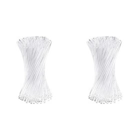 sunmin 200 Pièces 4 Pouces Acrylique Bâtons de Sucette Tiges Acryliques Réutilisables Claires pour Faire des Sucettes Gâteau 