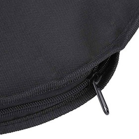 LIULDASHUN Sac De Pratique pour Tambour Muet Portable De 14 Pouces, étui De Transport en Tissu Oxford Noir pour Coussin De Ba