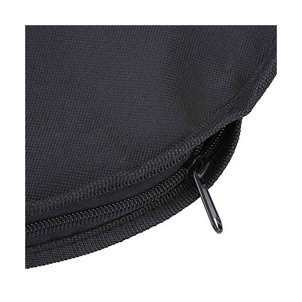 LIULDASHUN Sac De Pratique pour Tambour Muet Portable De 14 Pouces, étui De Transport en Tissu Oxford Noir pour Coussin De Ba