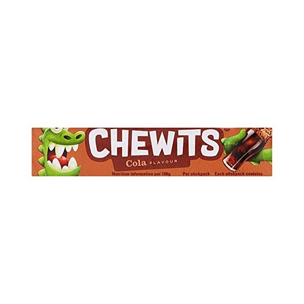 Chewits Cola Bâtonnets - 30 g - Lot de 8