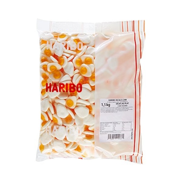 Haribo Bonbon Gélifié Œufs au Plat 1,5 kg