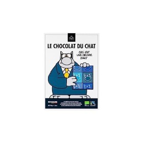 Dolfin Assortiment 32 Chocolat Noir Le Chat - Napolitains de Chocolat Belge, Emballage Forme BD - Cacao 37%, Caramel, Spéculo