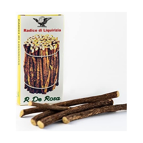 Bâtons de Réglisse - Paquet de 36g Lot de 3 x 36g | Réglisse Naturelle - Menozzi de Rosa