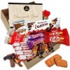 Coffret cadeau original avec 17 chocolats Kinder Bueno, cartes Kinder, chocolat Kinder, Twix, Mars, Kit Kat, Huesitos, biscui